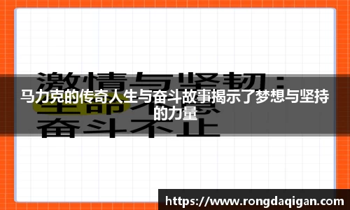 马力克的传奇人生与奋斗故事揭示了梦想与坚持的力量